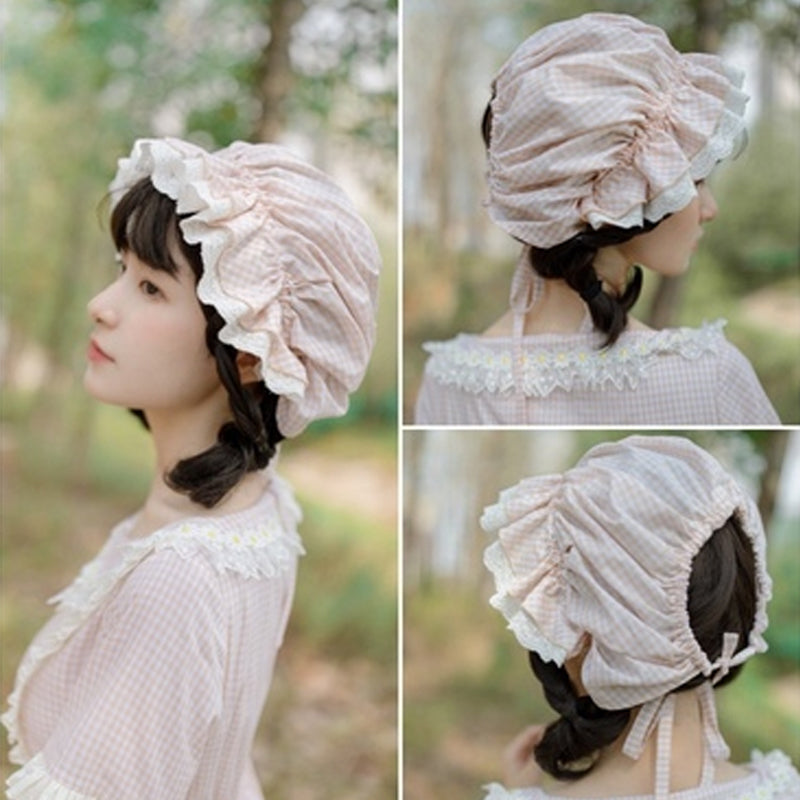 With Puji~Cute Lolita Headdress Accessories Collection hat of "honey sugar baby" free size 