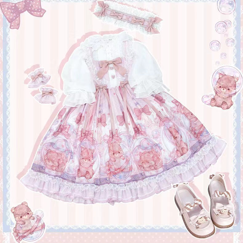 YaYa Lolita~Autumn/Winter Sweet Lolita Dress Set   