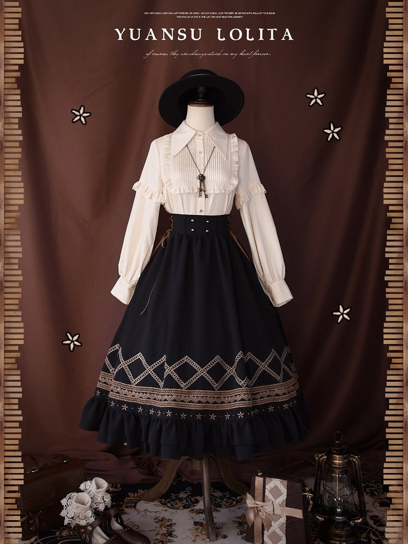 Yuan Su - Elegant Solid Color Lolita SK