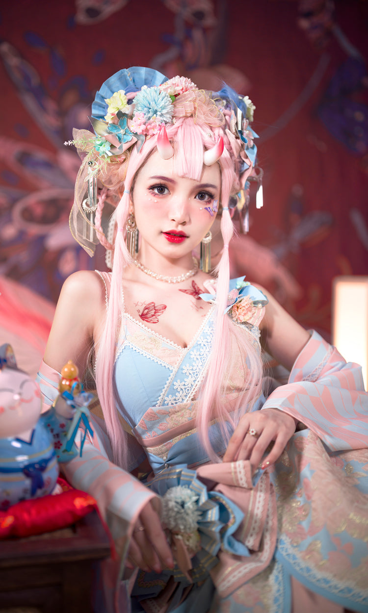 Youpairui~Wa Lolita Lolita Style Tea Party Sakura JSK   