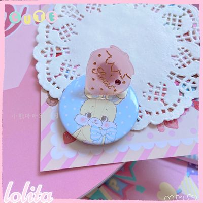 Kawaii Cake Heart Star Strawberry Lolita Rings strawberry