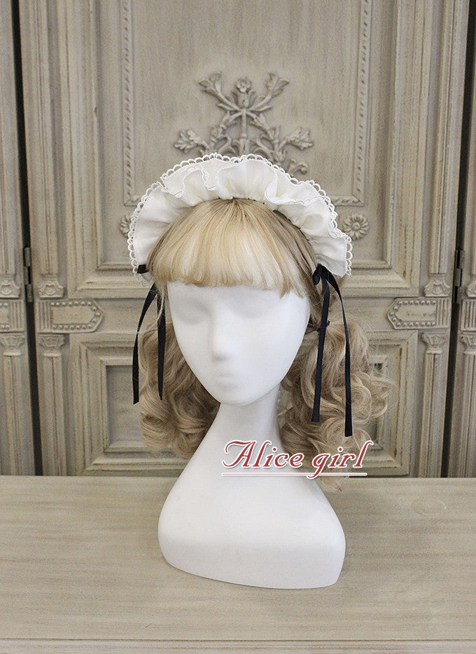 Alice Girl~Sweet Lolita Headdress~Aili Housekeeper Hairband   