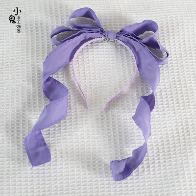 Xiaogui~Miss Furla~3D Bowknot Doll Lolita KC taro purple  