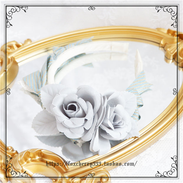 Fox Cherry - Palace Retro Elegant Bow Headdress Lolita Top Hat