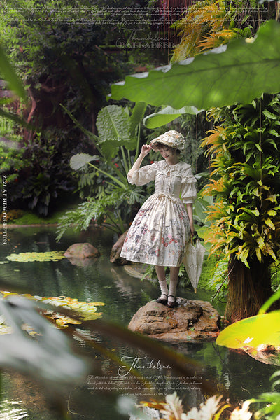 Balladeer~Petal Collar Country Style Lolita JSK Dress   