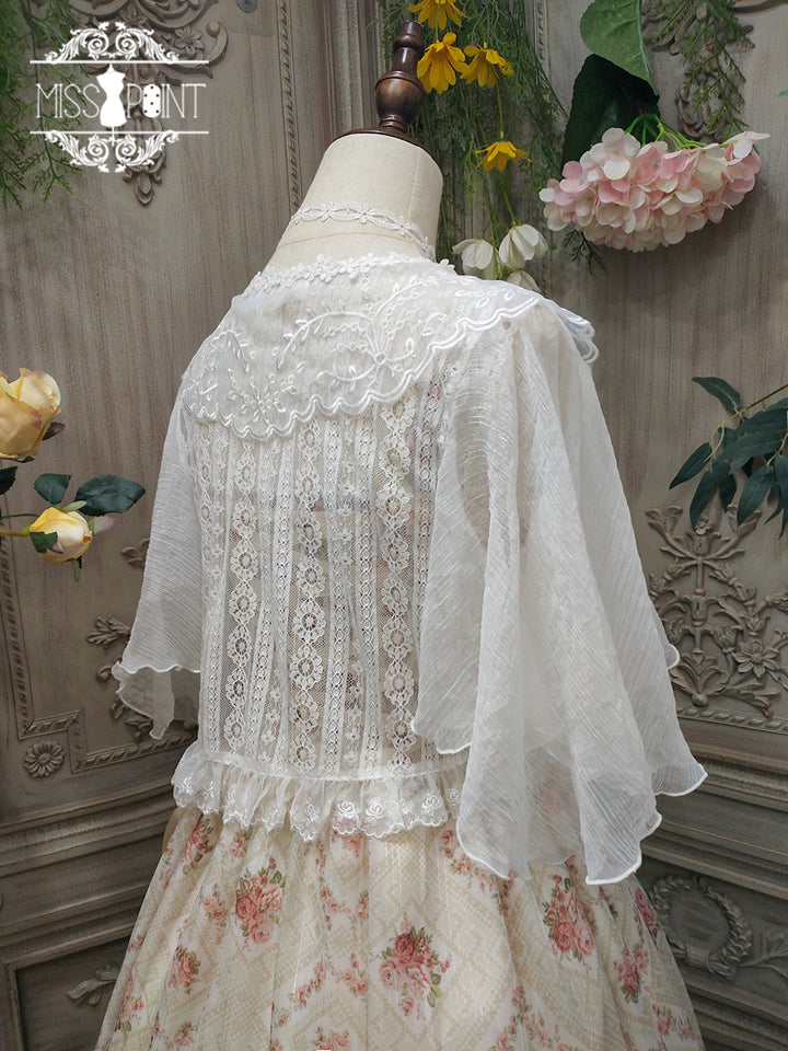 Miss Point~Woody Rose~Elegant Retro Lolita Blouse   