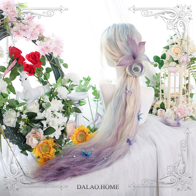 Dalao Home~Lolita Long Curly Gradient Synthetic Wig   