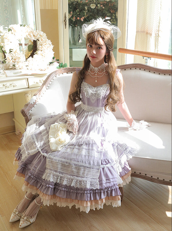 Alice Girl~Camellia Blooms~Elegant Lolita JSK Dress   