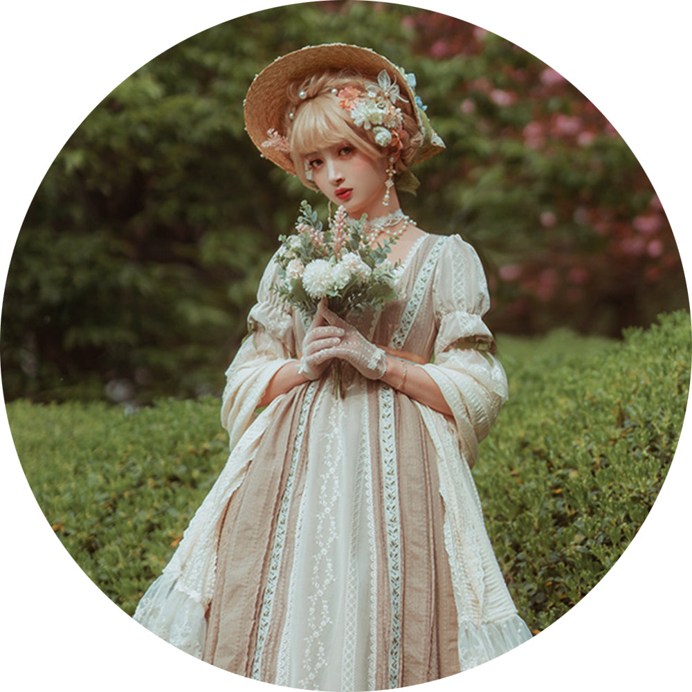 Miss point - Sally's Garden - Lace Cotton Lolita Shawl