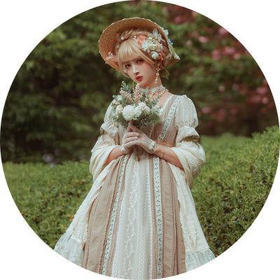 Miss point~Sally's Garden~Lace Cotton Lolita Shawl   