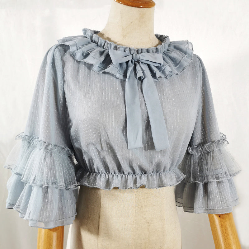 Sakurada Fawn - Princess Sleeve Chiffon Lolita Blouse
