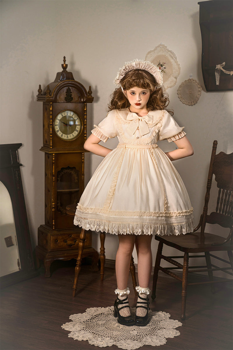 Your Princess~Kawaii Lolita Princess Puff Sleeve Dress   