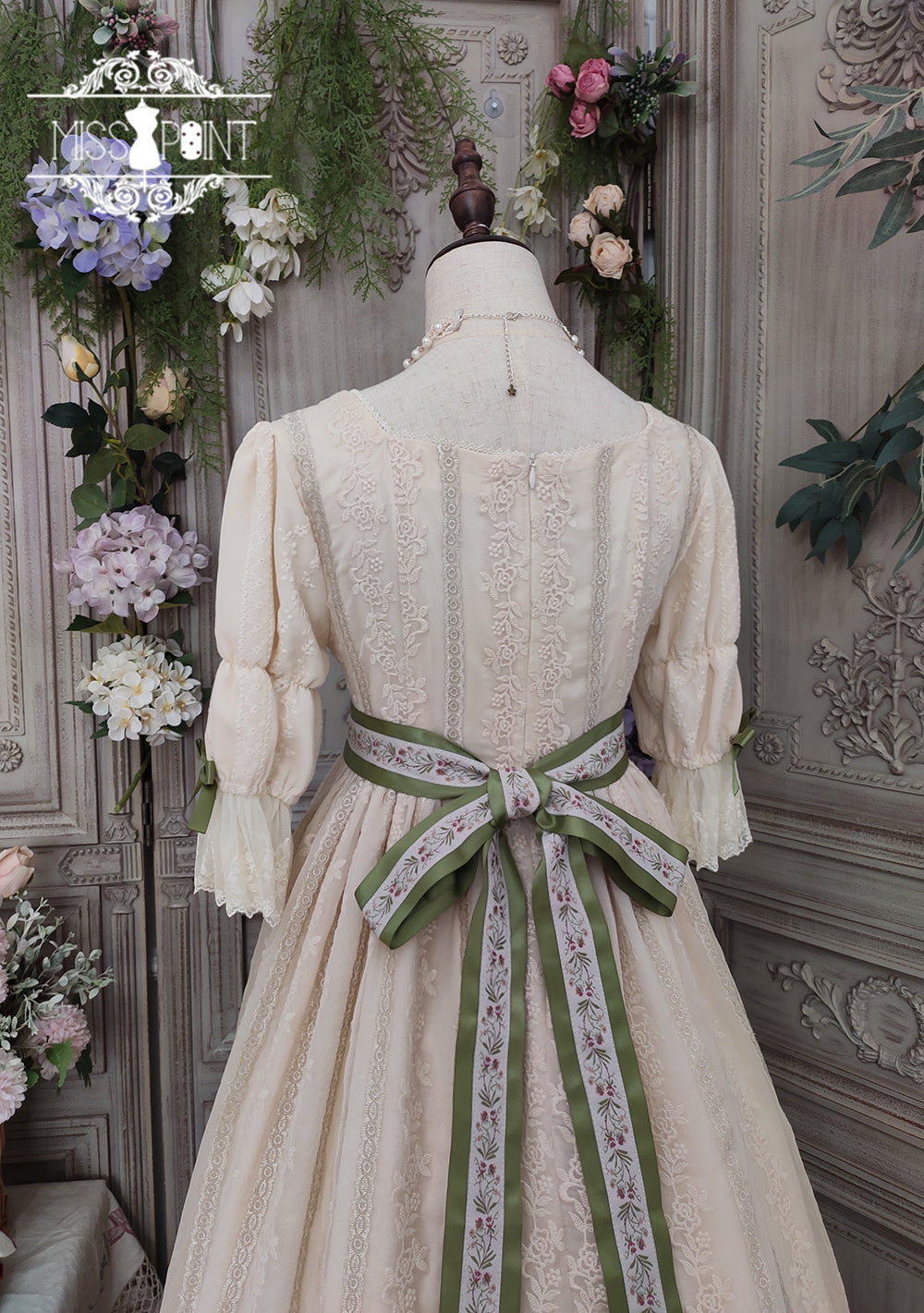 Miss Point~The Sally Gardens~Elegant Lolita Empire-cut OP Dress 8506:91764