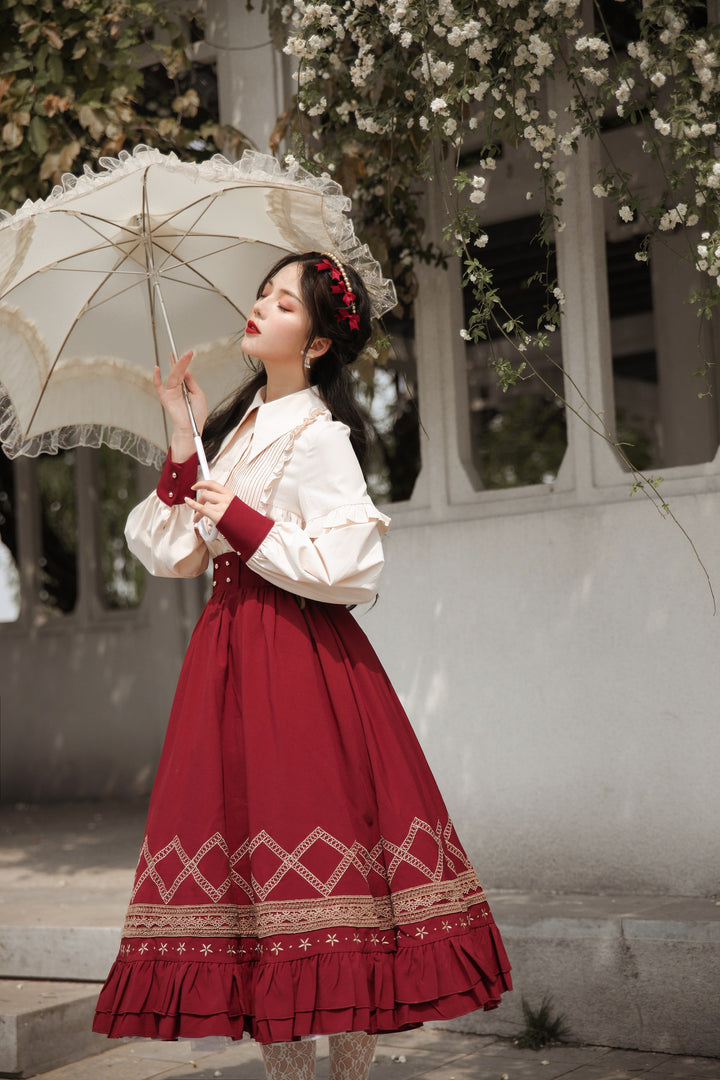 Yuan Su~Elegant Lolita Long Sleeve Blouse   