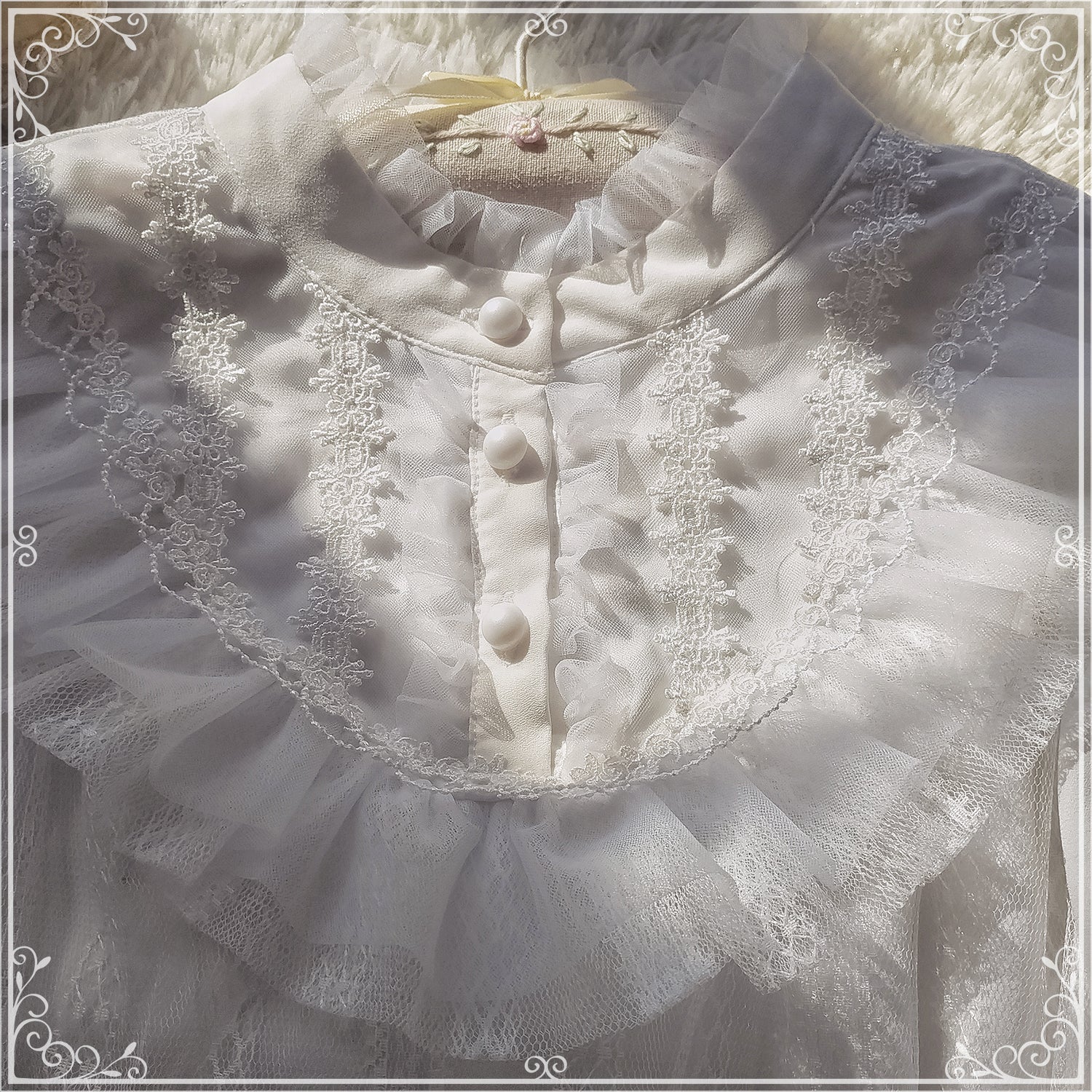 Sakurada Fawn - Alice's Cherry - Plus Size Lolita Shirt Chiffon Blouse
