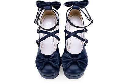 Angelic imprint~Sweet Lolita Heels Shoes Princess Tea Party Low Cut Shoes   