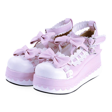 Blue Sweet Lolita Platform Shoes