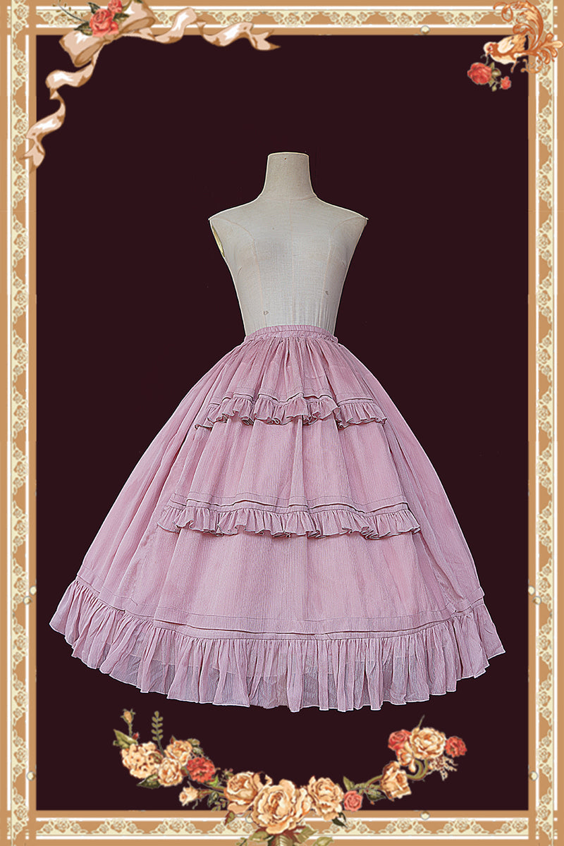 Infanta~Universal Lolita SK Extension Underskirt free size taro pink 
