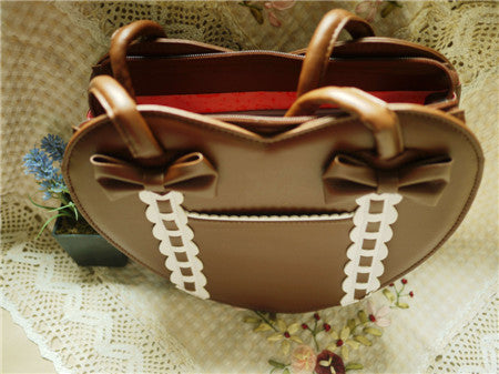 Loris - Satin Bridge - Heart-shape Lolita Bag 1678:47793