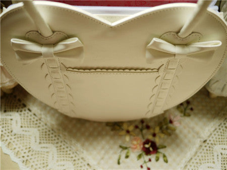 (BuyForMe) Loris~Satin Bridge~Heart-shape Lolita Bag   