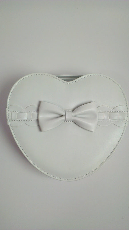 Loris - Cute Heart Bag Lolita Women Bag white
