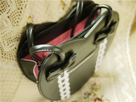 Loris - Satin Bridge - Heart-shape Lolita Bag