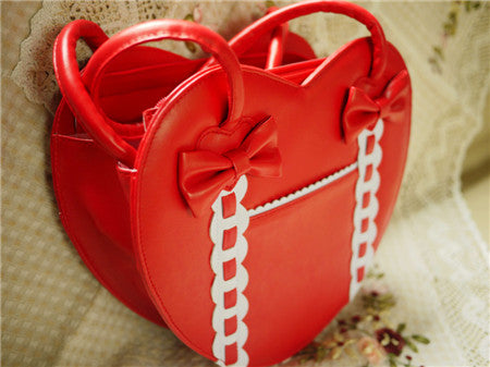 (BuyForMe) Loris~Satin Bridge~Heart-shape Lolita Bag   