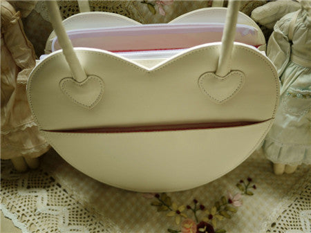 Loris - Satin Bridge - Heart-shape Lolita Bag