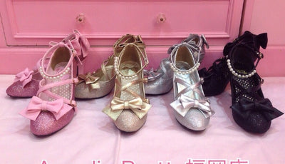 Antaina~Thin Heel Princess Lolita Shoes Size 37-40   