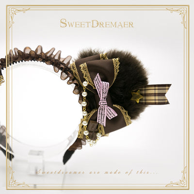 SweetDreamer~Dessert Party~Sweet Lolita Fluffy Hairclip   