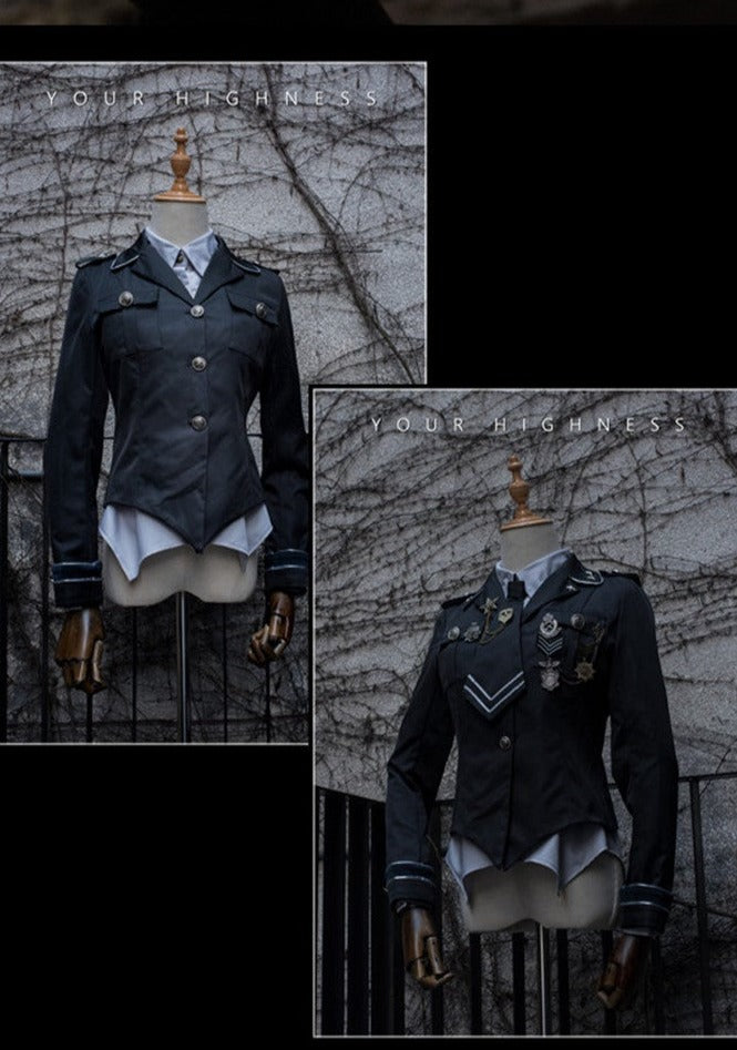 YourHighness~Judge's Oath~Gothic Lolita Cape Blouse SK Set