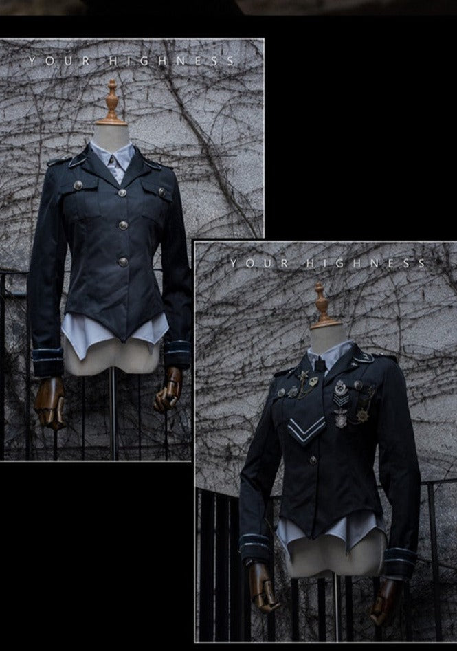 YourHighness~Judge's Oath~Gothic Lolita Cape Blouse SK Set   