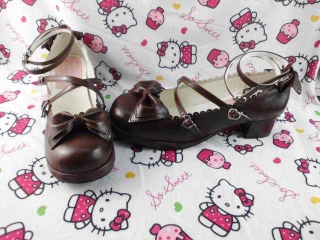 Antaina~Sweet Chunky Heels Lolita Shoes Size 41-44   