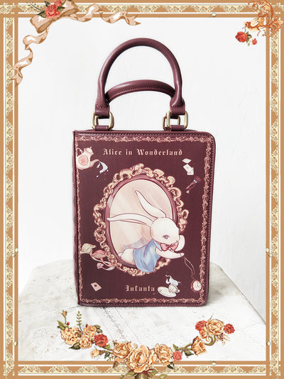 Infanta~The Book of Alice's Secret Lands~Kawaii Lolita Crossbody Handbag brown bag  