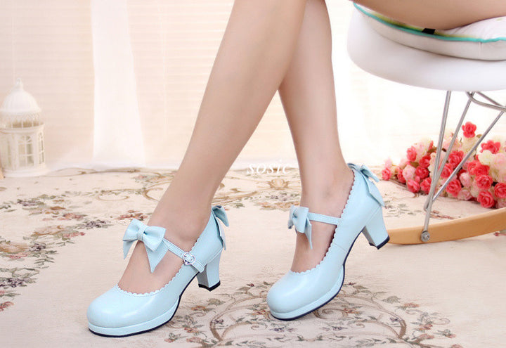 (BuyForMe) Sosic~Sweet Lolita Tea Party Thick Heels Shoes   