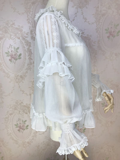 Yilia~Elegant Lolita Princess Sleeve Blouse   