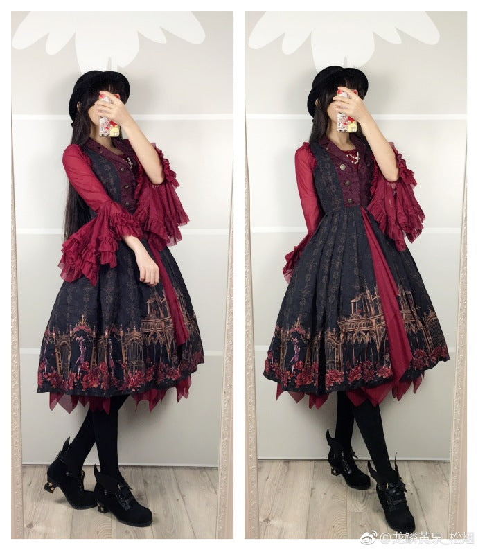 Sentaro - Lover's Prattle - Classic Elegant Lolita Skirt