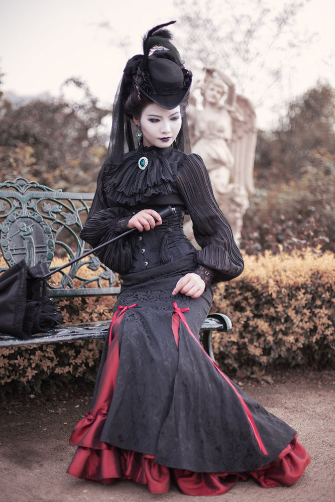 Surface Spell~Gothic Lolita Mermaid Long Skirt   