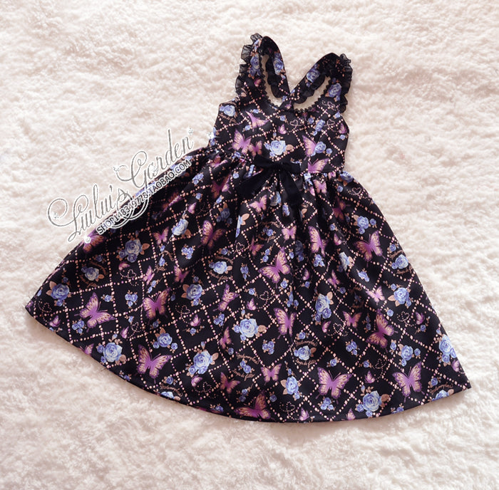 Lulus Garden Lolita~Butterfly Pattern Classic Lolita Dress   