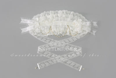 SweetDreamer~Retro Lolita Lace Veil Set headband  