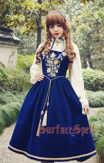 Surface Spell~Bourbon Dynasty~Gothic Lolita Embroidery JSK   