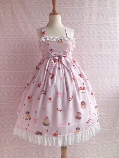 Yilia~Sweetheart Berry~ Kawaii Lolita JSK Dress XS pink 