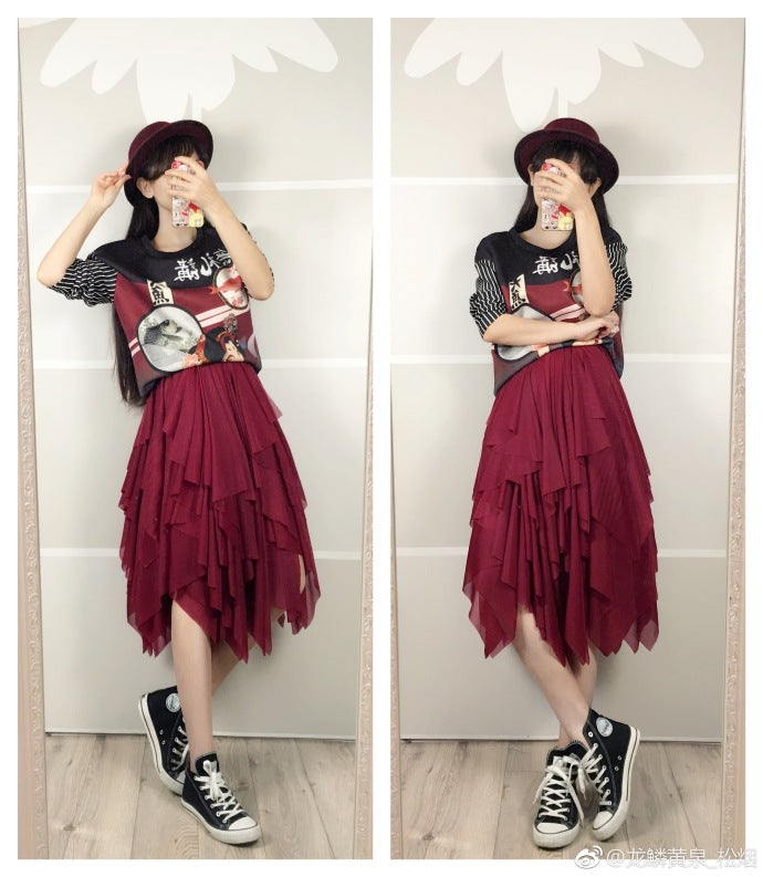 Sentaro - Lover's Prattle - Classic Elegant Lolita Skirt