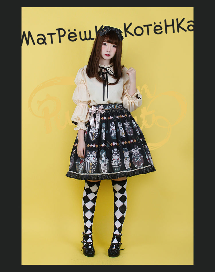 Pumpkin Cat~Mатрёшка Kотёнка Dolly Cat Lolita SK   