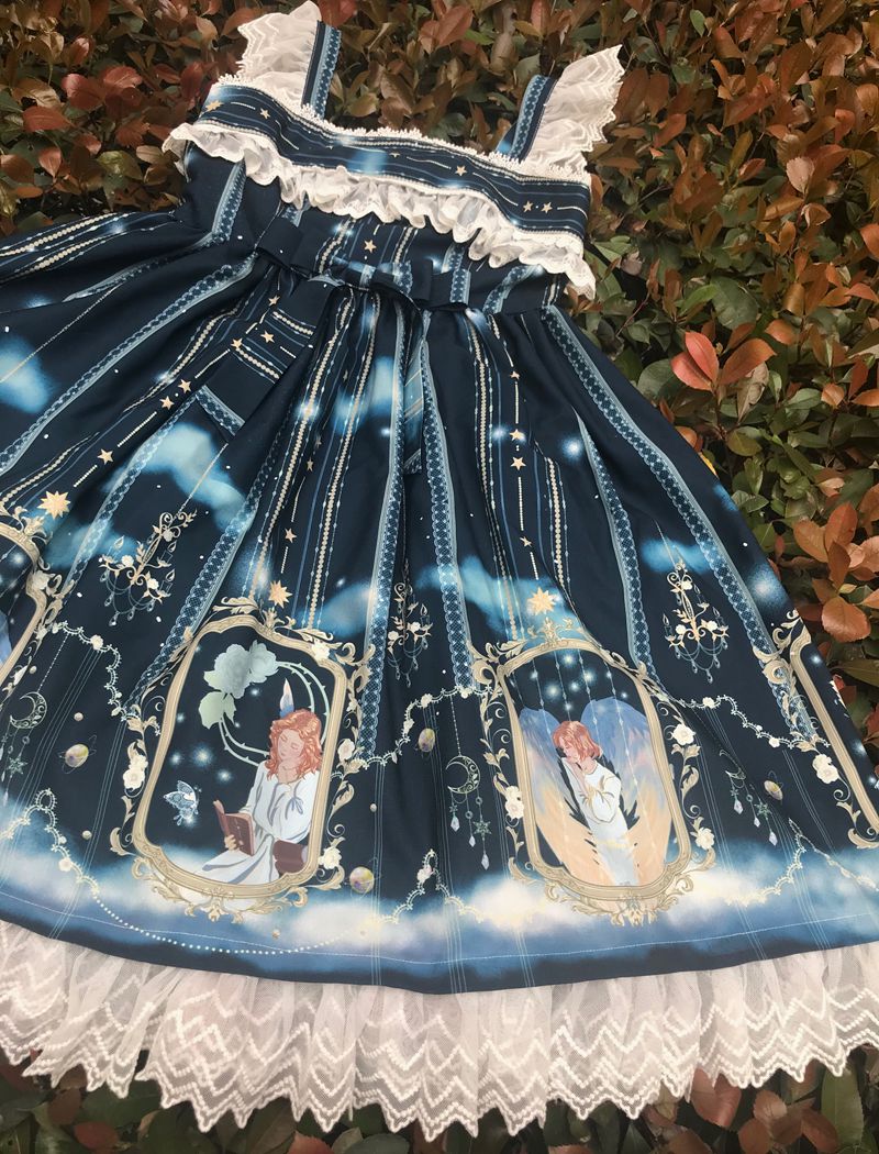 Yilia - Oriel's Blessing - Angel-themed Printed Lolita JSK