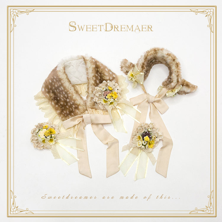 SweetDreamer~Shepherd's Vale~Kawaii Christmas Lolita Headdress   