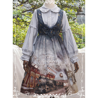 Tiny Garden~Ballade~Elegant Lolita Winter Doll Collar Shirt   