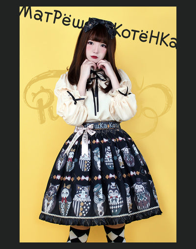 Pumpkin Cat~Mатрёшка Kотёнка Dolly Cat Lolita SK   