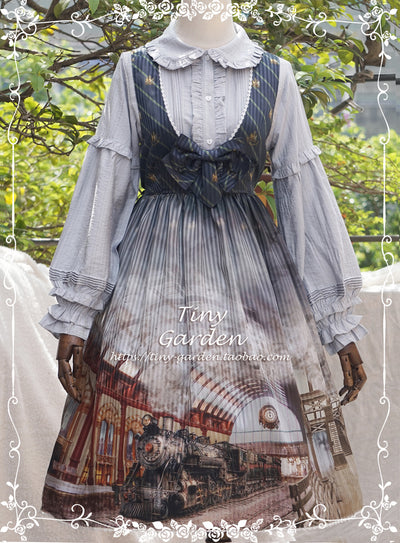 Tiny Garden~Ballade~Elegant Lolita Winter Doll Collar Shirt   