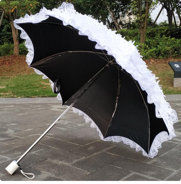 HuaLiBaLa - Foldable Sunscreen Princess Lolita Parasol